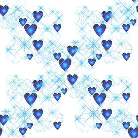 Ornate seamless texture in the form of square tilesのイラスト素材