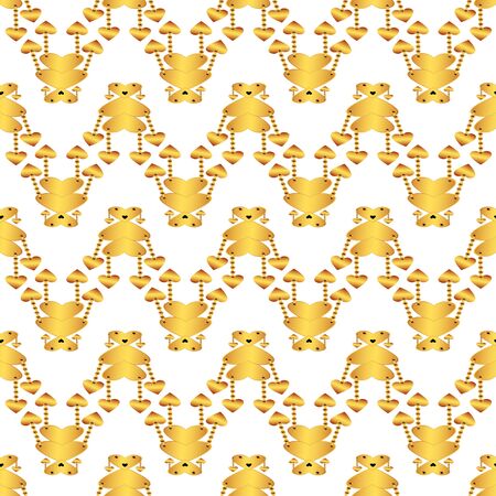 Creative patterned pattern in the form of a square tile (vector eps 10)のイラスト素材