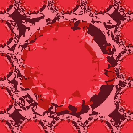 Creative patterned texture in the form of square tiles (vector eps 10)のイラスト素材