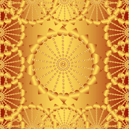 Creative patterned texture in the form of square tiles (vector eps 10)のイラスト素材