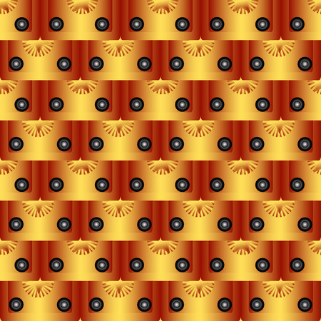 Creative patterned background in the form of square tilesのイラスト素材