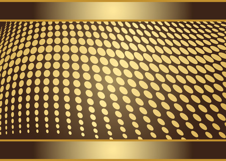 Creative business golden card templates with metallic balls and place for text, eps 8のイラスト素材