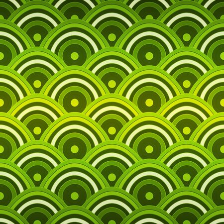 Seamless pattern geometric shapes of green tones.のイラスト素材