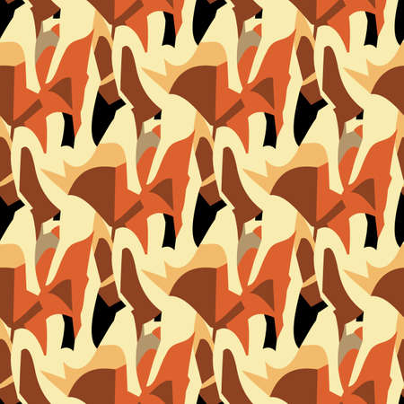 Creative patterned texture in the form of square tiles, vectorのイラスト素材