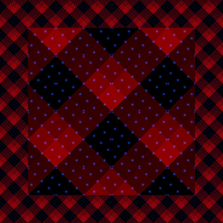 Seamless patterned texture in the form of square tiles, vector eps 10のイラスト素材