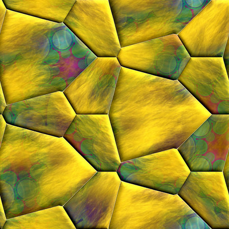 Seamless creative patterned 3d texture in the form of square tiles