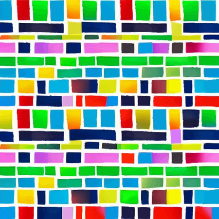 Creative seamless background of squares and rectangles, vector eps 10のイラスト素材