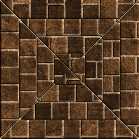 Creative patterned texture in the form of square tiles, vector eps 10のイラスト素材