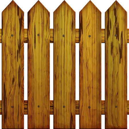 Creative patterned texture in the form of a fence fragment, vector eps 10のイラスト素材