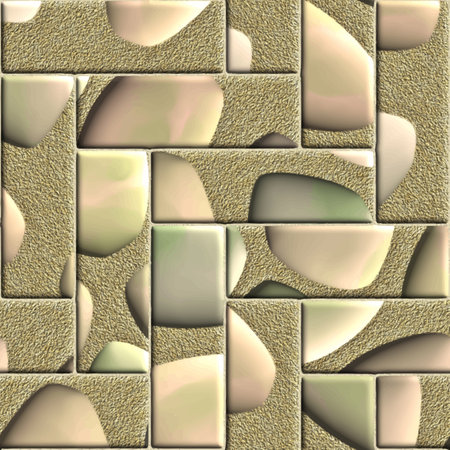 Creative stone seamless texture in parquet style, vector eps 10のイラスト素材