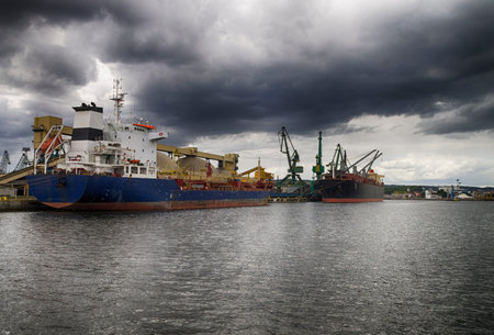 Sea port in Gdynia