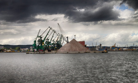 Sea port in Gdynia