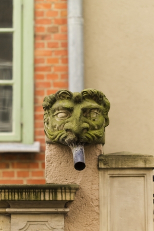 The historic finish gutters in Gdansk, Polandの写真素材