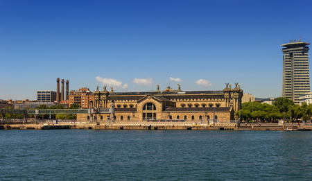 The Port of Barcelona, Spain.の写真素材