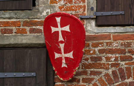 Medieval coat of arms on the dialの写真素材