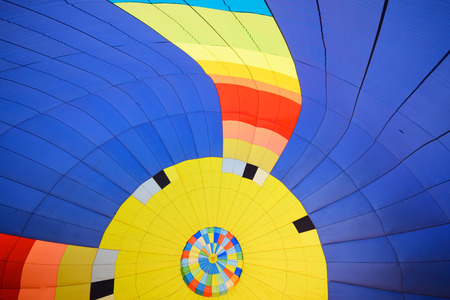 Inside balloon in festival.の写真素材