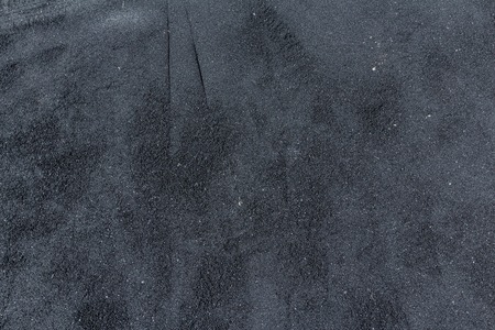 Freshly placed black hot asphalt or tarmac の写真素材