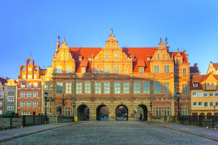 Green Gate in Gdansk the formal residence of the Polish monarchs