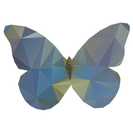 Triangle butterflyのイラスト素材