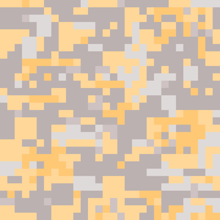 Camouflage military background in pixel style.のイラスト素材