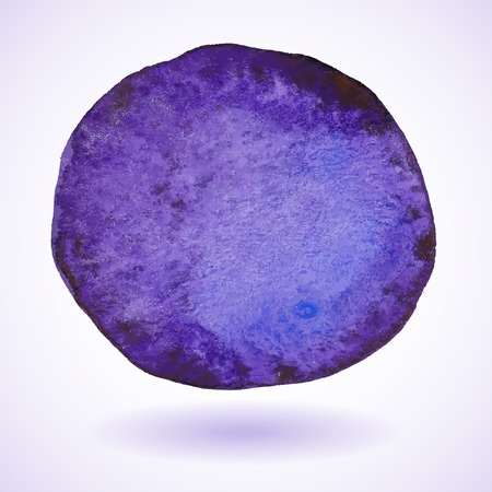Violet vector isolated watercolor paint circle のイラスト素材