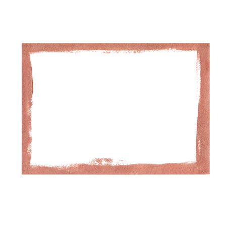 Bronze grunge frameのイラスト素材