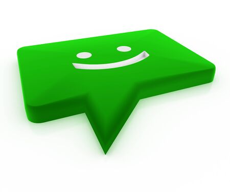 Icon Android messages for mobile phoneの写真素材