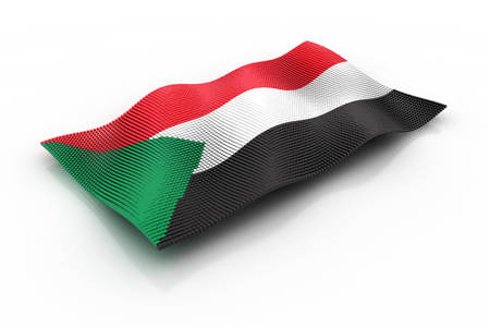 flag of Sudanの写真素材