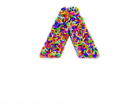 character consisting of colored rings