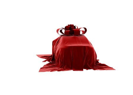 The car under the cover. The secret cars. 3D.の写真素材