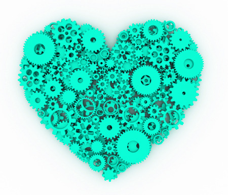 Heart of gears.の写真素材