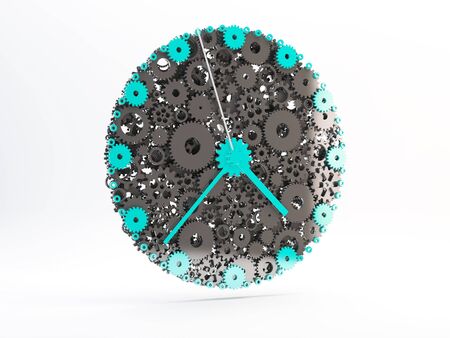 Watch of gears. 3D.の写真素材