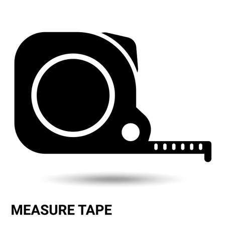 measuring tape   isolated on a light background. Vector illustrationのイラスト素材