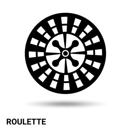 Roulette casino isolated on a light background. Vector illustrationのイラスト素材