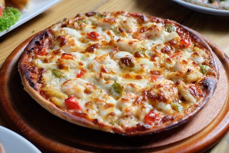 Pizza look tastyの写真素材