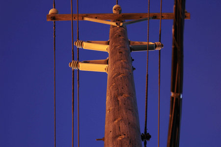 Evening Phone Callの写真素材