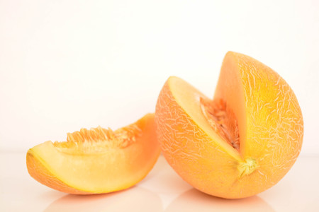 Melon, slicedの写真素材