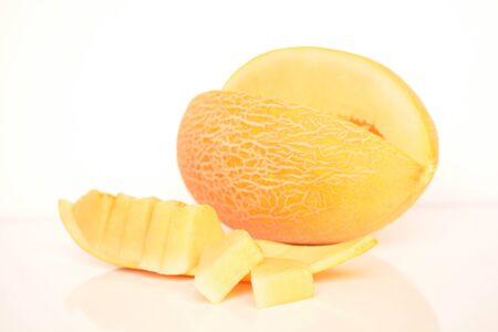 Melon, slicedの写真素材