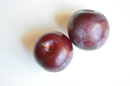 Fresh plumsの写真素材