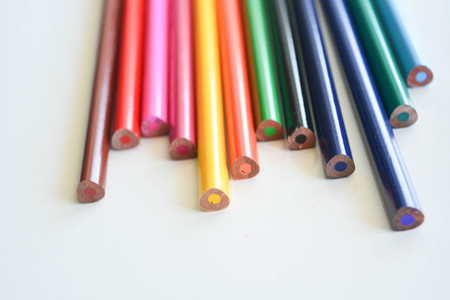 Colorful pencils, backgroundの写真素材