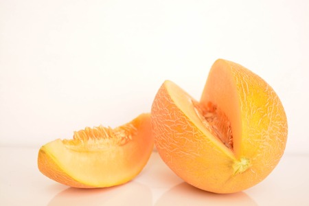 Melon, slicedの写真素材