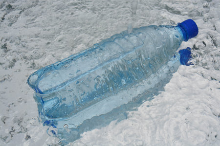 A bottle of waterの写真素材