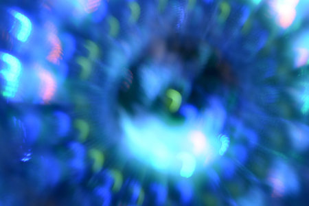 Abstract Christmas background, kaleidoscope effect, New Year