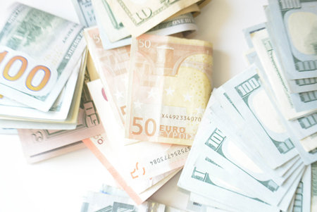 Background from moneyの写真素材