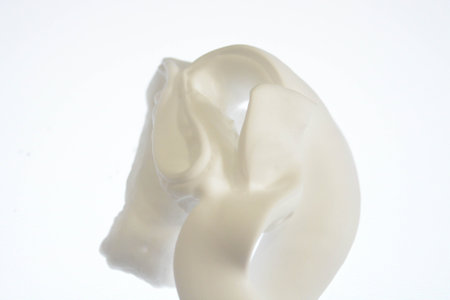 Shaving foam isolated on white backgroundの写真素材