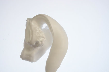 Shaving foam isolated on white backgroundの写真素材