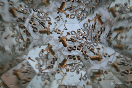 Abstract background, kaleidoscope effect