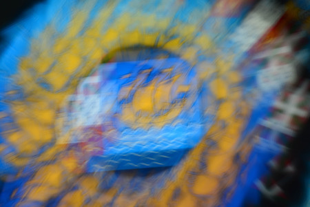 Abstract natural background, kaleidoscope effect, flagsの写真素材