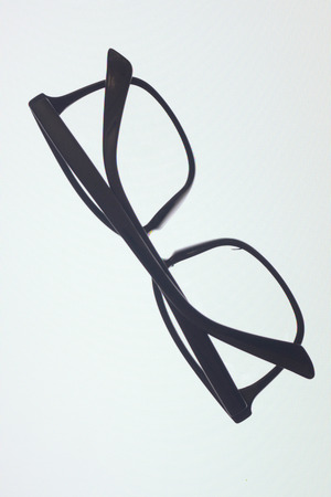 Glasses on white backgroundの写真素材