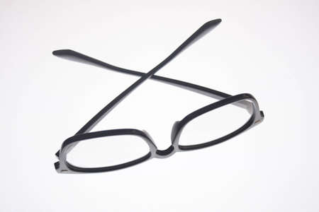 Glasses on white backgroundの写真素材